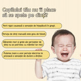 Periuta de dinti electrica pentru copii, JTF Sonic, J20C (4 capete de periuta, cablu de incarcare), Galben