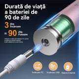 Periuta de dinti electrica, JTF Sonic, J30 (6 capete de periere) Roz