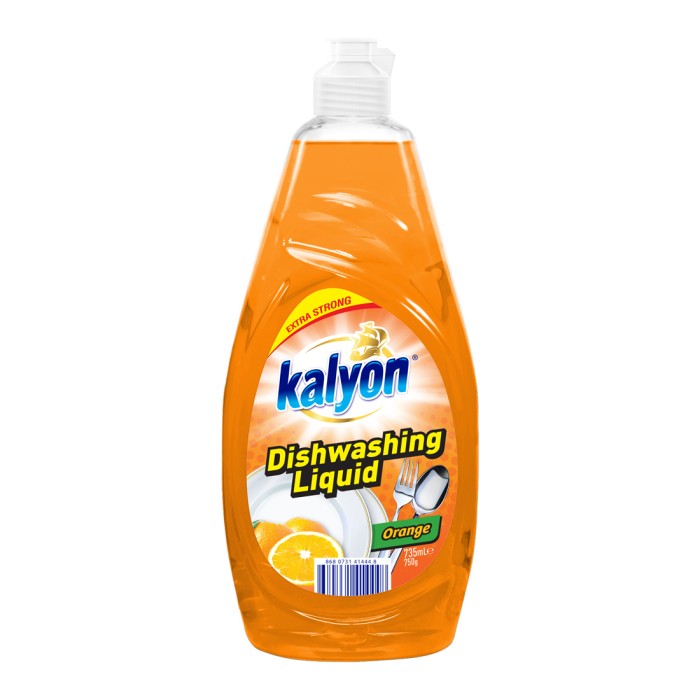 Detergent spălat vase, KALYON Extra Orange 735ml