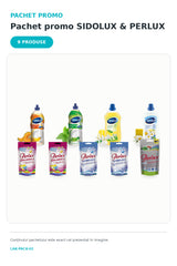 Soluție pardoseală SIDOLUX și Detergent PERLUX – 7 Produse pentru Casă, Pachet Promo