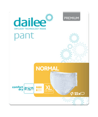 Scutece tip chilot pentru Adulți Dailee Premium Air Tubes 5 Picături, XL, 15 bucăți