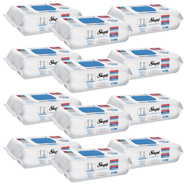 PACHET PROMO - 12 x Servetele Umede Sleepy Easy Clean Multisuprafete BLEACH, 100 Buc