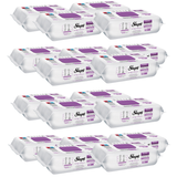 PACHET PROMO - 18 x Servetele Umede Sleepy Easy Clean Multisuprafete Orchid Garden, 100 Buc