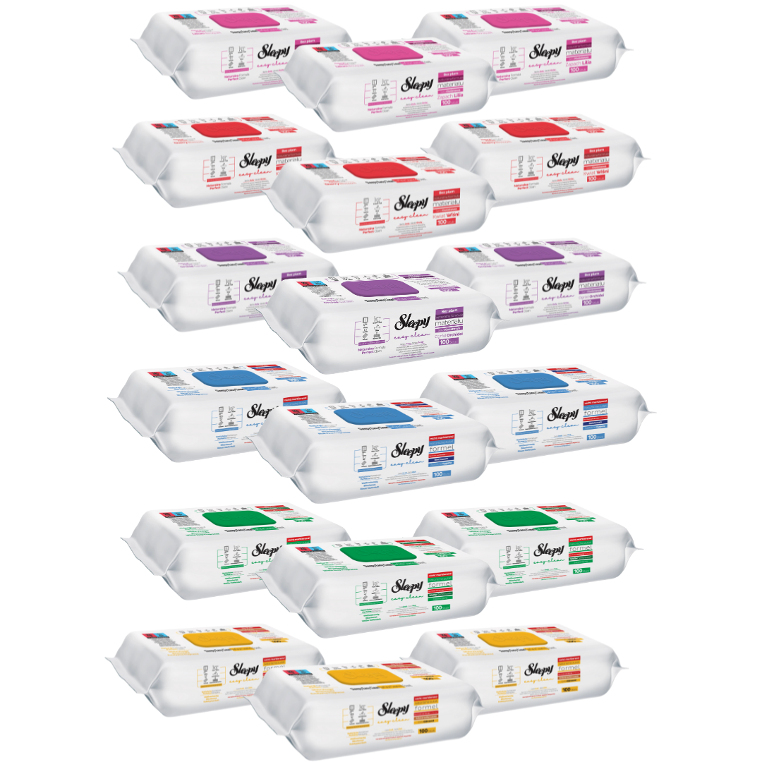 PACHET PROMO - 18 x Servetele Umede Sleepy Easy Clean Multisuprafete, 100 Buc