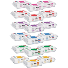 PACHET PROMO - 18 x Servetele Umede Sleepy Easy Clean Multisuprafete, 100 Buc