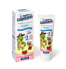 Pasta de dinti Baby cu capsuni 75 ml- Del Capitano