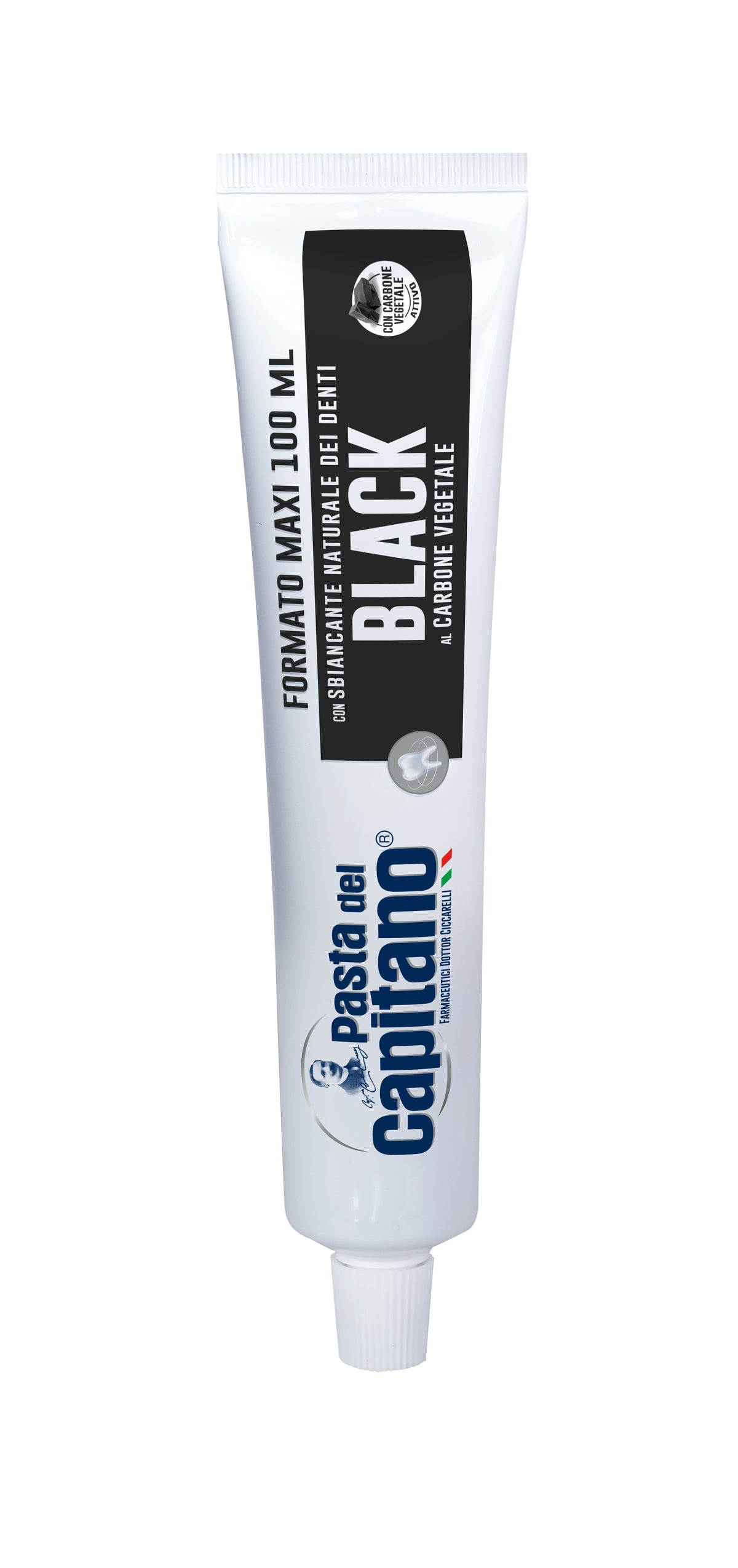 Pasta de dinti cu carbune activ MAXI 100 ml- Del Capitano