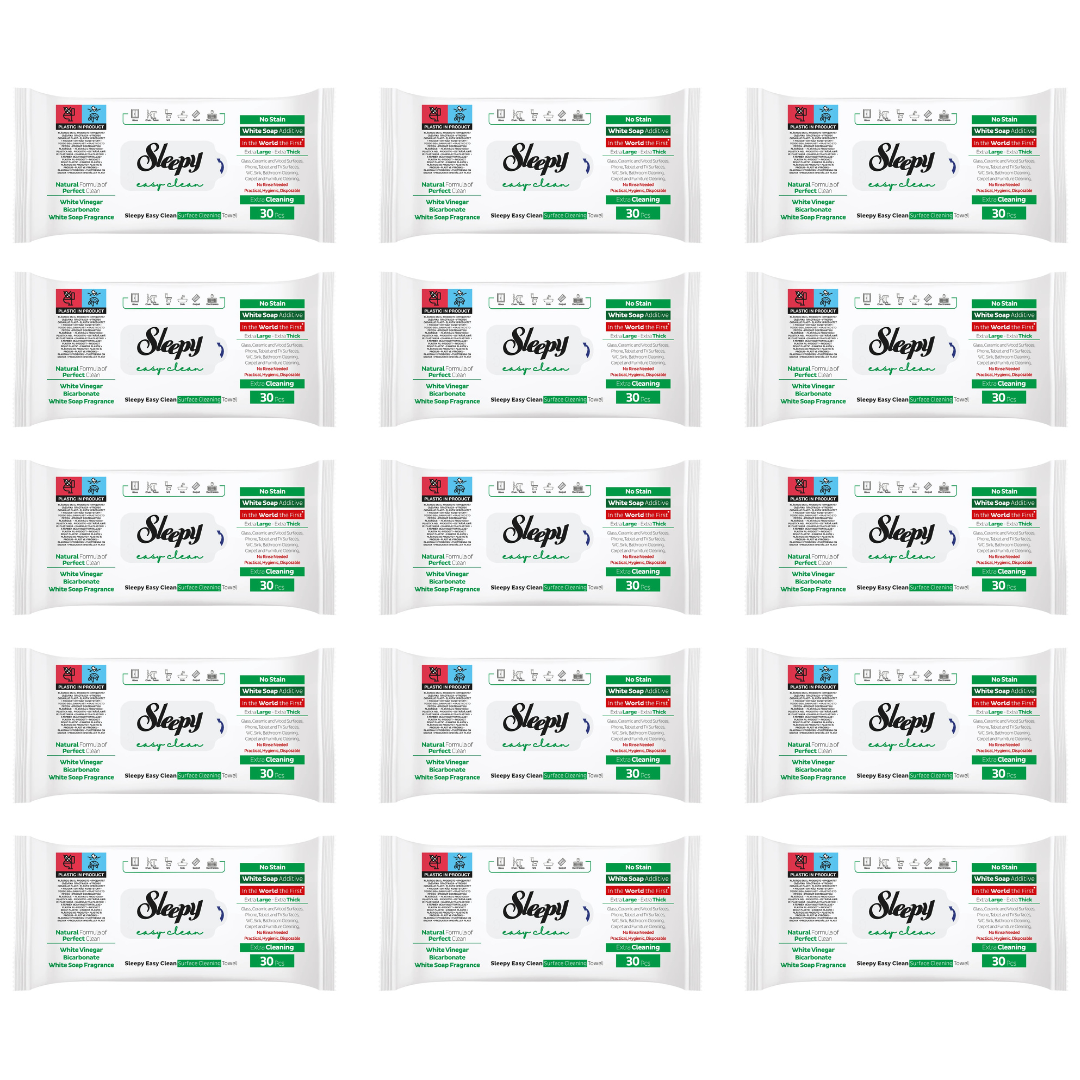 PACHET PROMO- 20x Servetele umede multisuprafete Sleepy Easy Clean White Soap 30 bucati