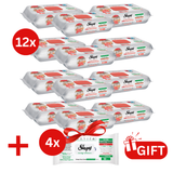 PACHET PROMO: 12× Șervețele Sleepy Easy Clean grapefruit 50 buc + 4× Șervețele White Soap 30 buc