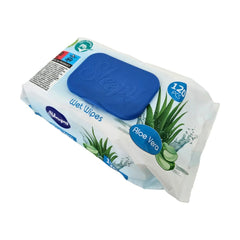 Șervețele umede pentru bebeluși, SLEEPY Aloe Vera, 120 bucăți, aromă de Aloe Vera