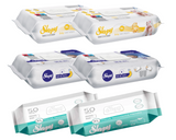 PACHET PROMO - 6 x Șervețele Umede Sleepy XL, 50 buc