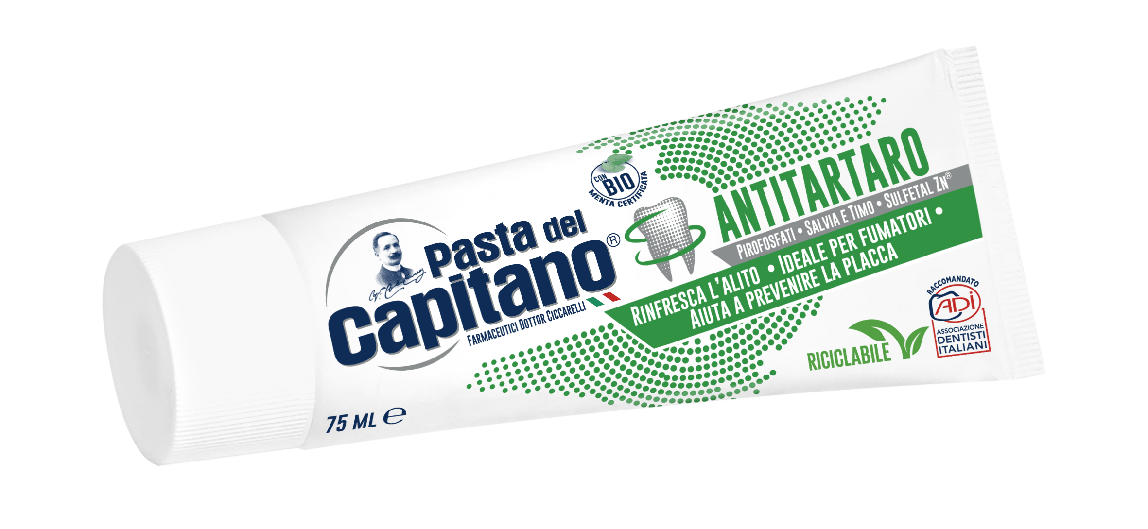 Pasta de dinti antitartru 75 ml- Pasta Del Capitano