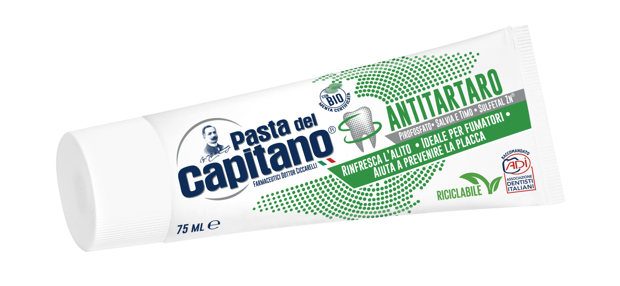Pasta de dinti antitartru 75 ml- Pasta Del Capitano