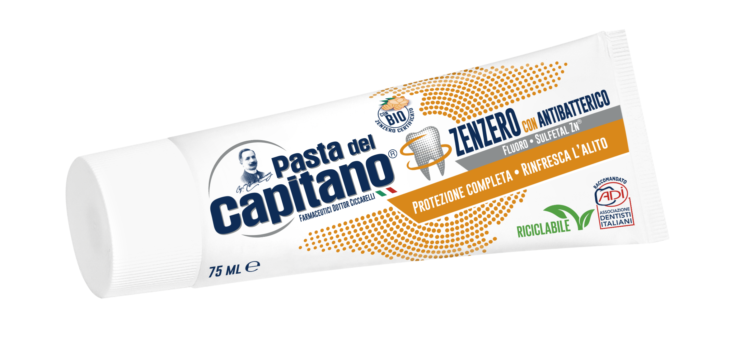 Pasta de dinti cu ghimbir 75 ml- Pasta Del Capitano