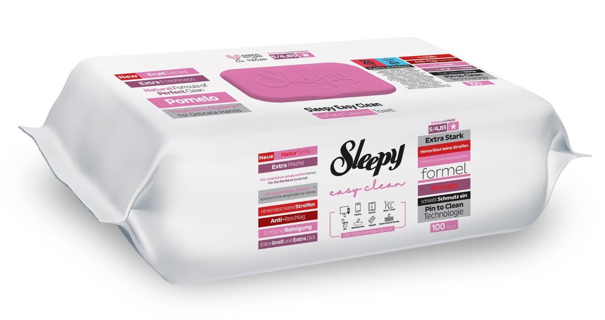 Șervețele umede Sleepy Easy Clean Pomelo, 100 buc