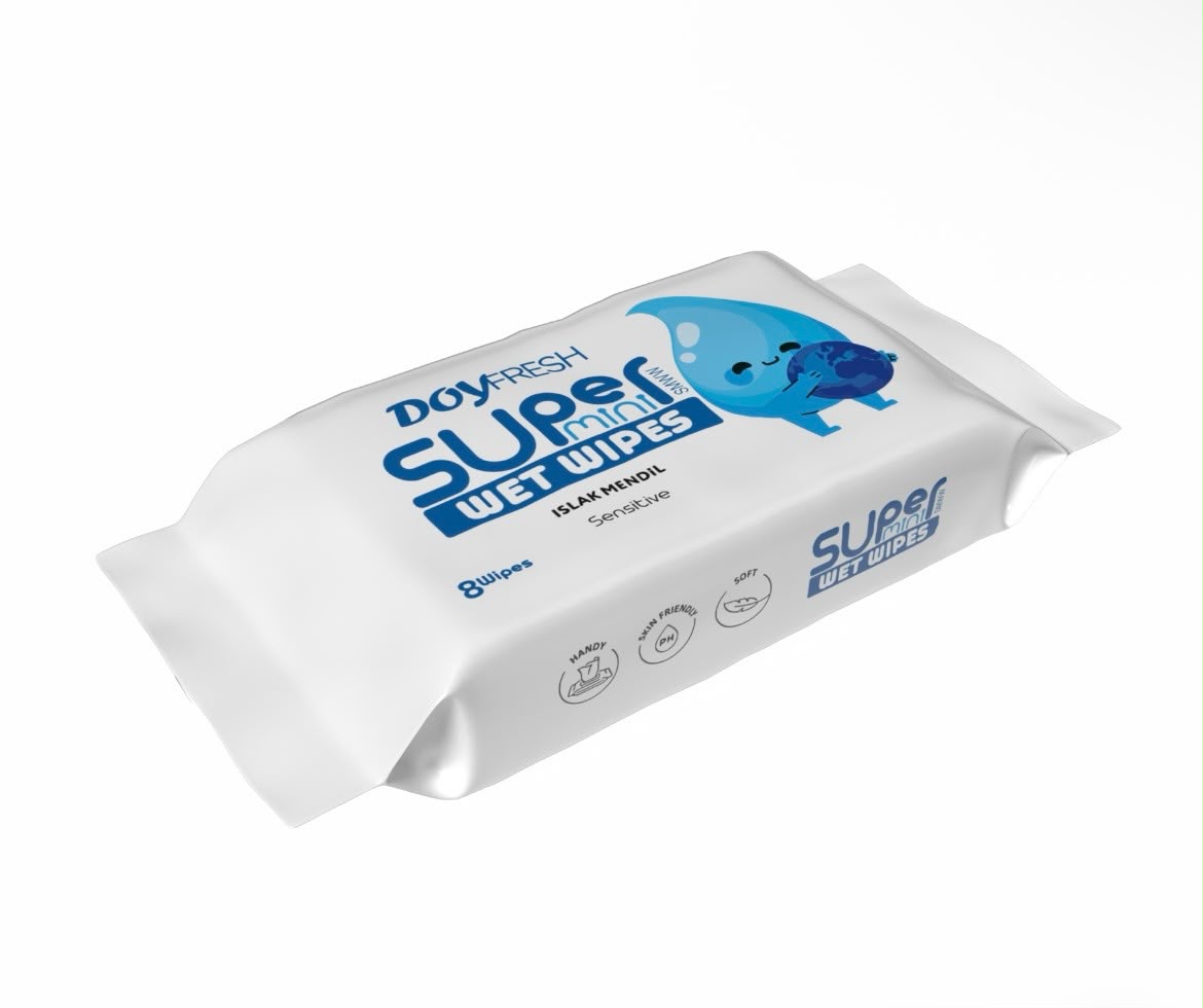 MINI Servetele umede buzunar DOYFRESH WHITE 8x8buc