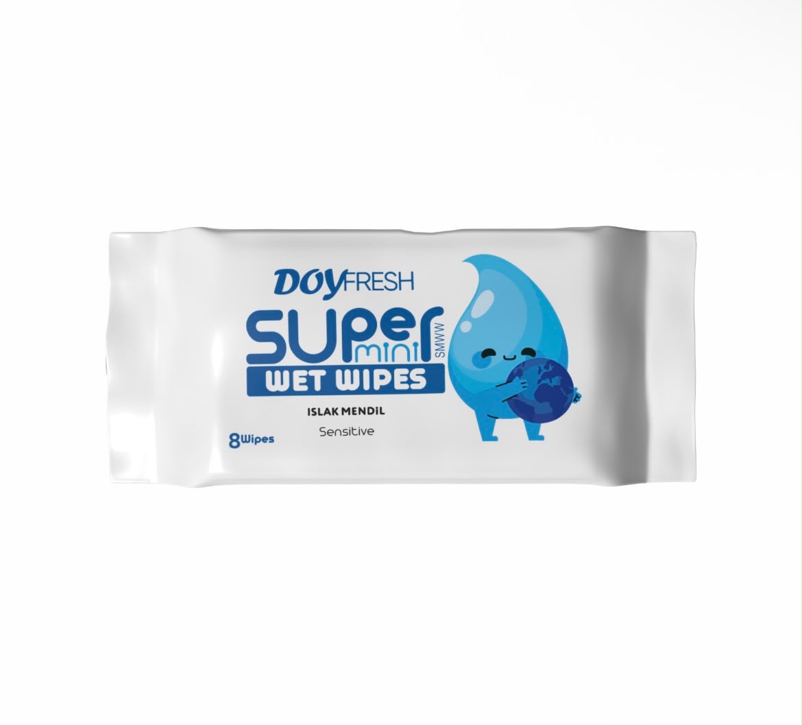 MINI Servetele umede buzunar DOYFRESH WHITE 8x8buc