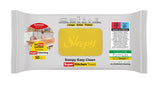 Șervețele umede de curățare Sleepy Easy Clean Kitchen cu ulei natural de lămâie – 50 bucăți