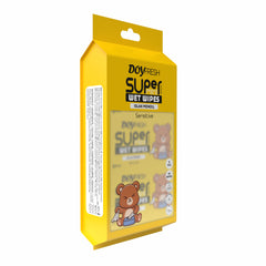 6x MINI Servetele umede buzunar DOYFRESH YELLOW 8x8buc