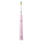 Periuta de dinti electrica, JTF Sonic, P100 (6 capete de periuta, cablu de incarcare, suport), Roz