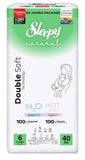 PACHET PROMO- 2x”Scutece-Chiloțel pentru bebeluși Sleepy Natural H2O Double-6 Xlarge”