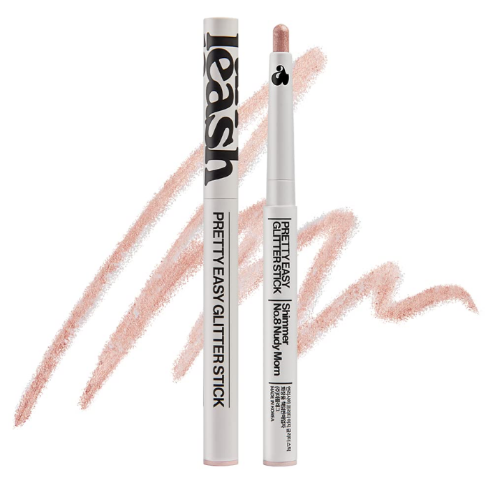 Unleashia Pretty Easy Eyeliner Kohl cu glitter N8 Nudy Morn, 0.7g