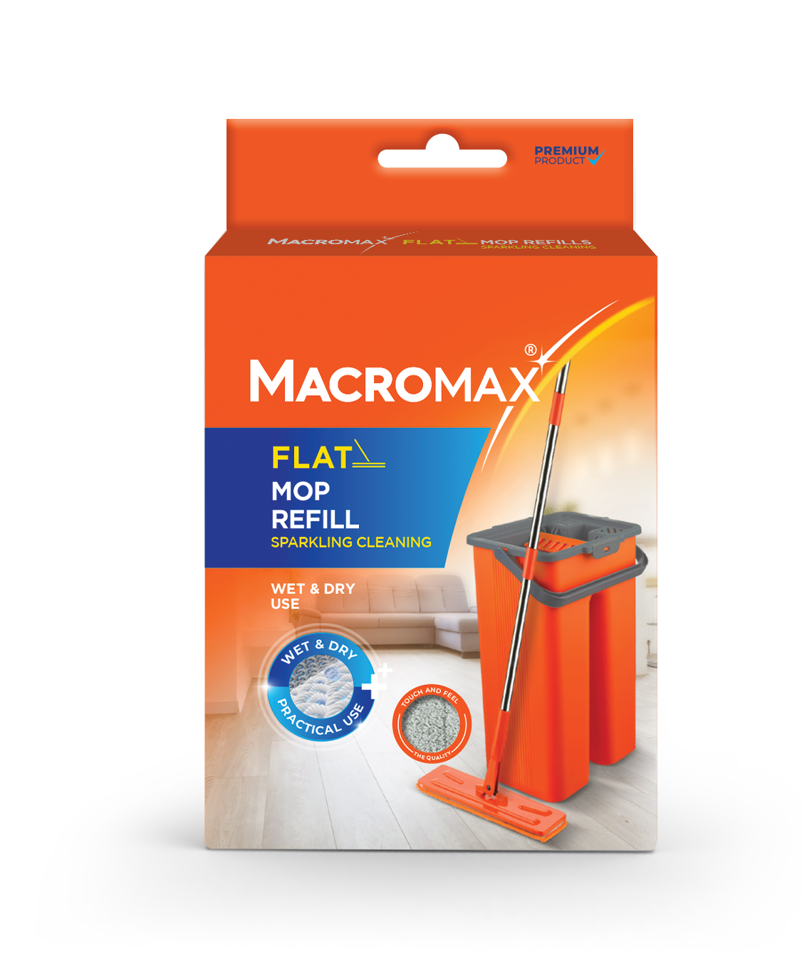 Rezervă pentru mop MACROMAX Flat, 1 buc.