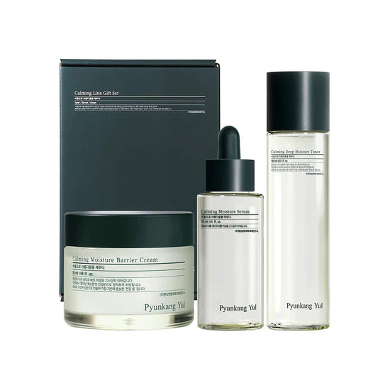 Pyunkang Yul Calming Line Gift Set, Set Toner+Ser+Crema 150ml+50ml+30ml