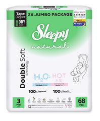 PACHET PROMO- 3x”Sleepy Natural H2O Ultra Sensitive Double Marime 3 Midi”