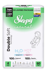 PACHET PROMO- 3x”Sleepy Natural H2O Ultra Sensitive Double Marime 4 Maxi”