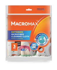 Lavete din microfibră MACROMAX cu model, 3 buc.