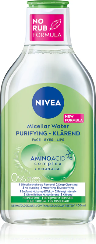 Apă Micelară pentru Curățare Profundă, 400ml- NIVEA Purifying