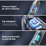 Periuta de dinti electrica, JTF Sonic, J30 (6 capete de periere) Silver