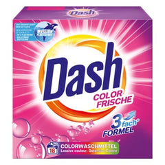 Detergent Automat Pudră pentru Rufe Colorate, 1.17 kg (18 Spălări)- Dash Color Frische