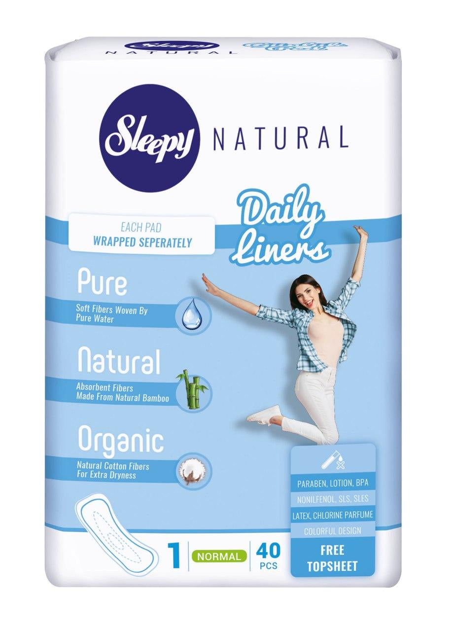 Absorbante Sleepy Natural Daily Normal 40 buc