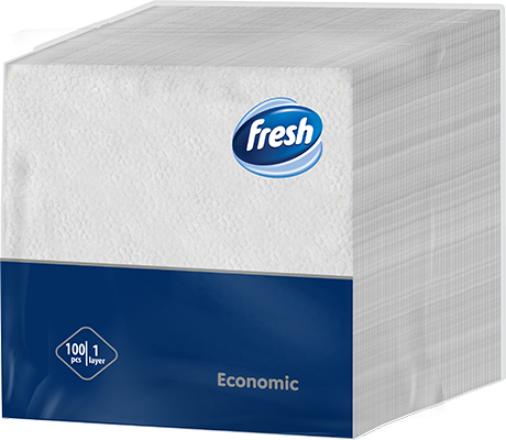 Servetele de masa Fresh Economic 100 buc, 1 str., 30x30