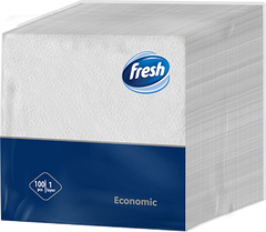 Servetele de masa Fresh Economic 100 buc, 1 str., 30x30