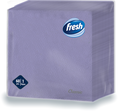 Servetele de masa Fresh Pastel Mix 60buc, 1 str., 33x33