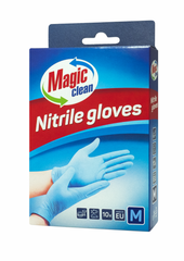 Mănuși Magic Clean de Nitril multifuncționale, albastre, mărimea M, 10 buc.