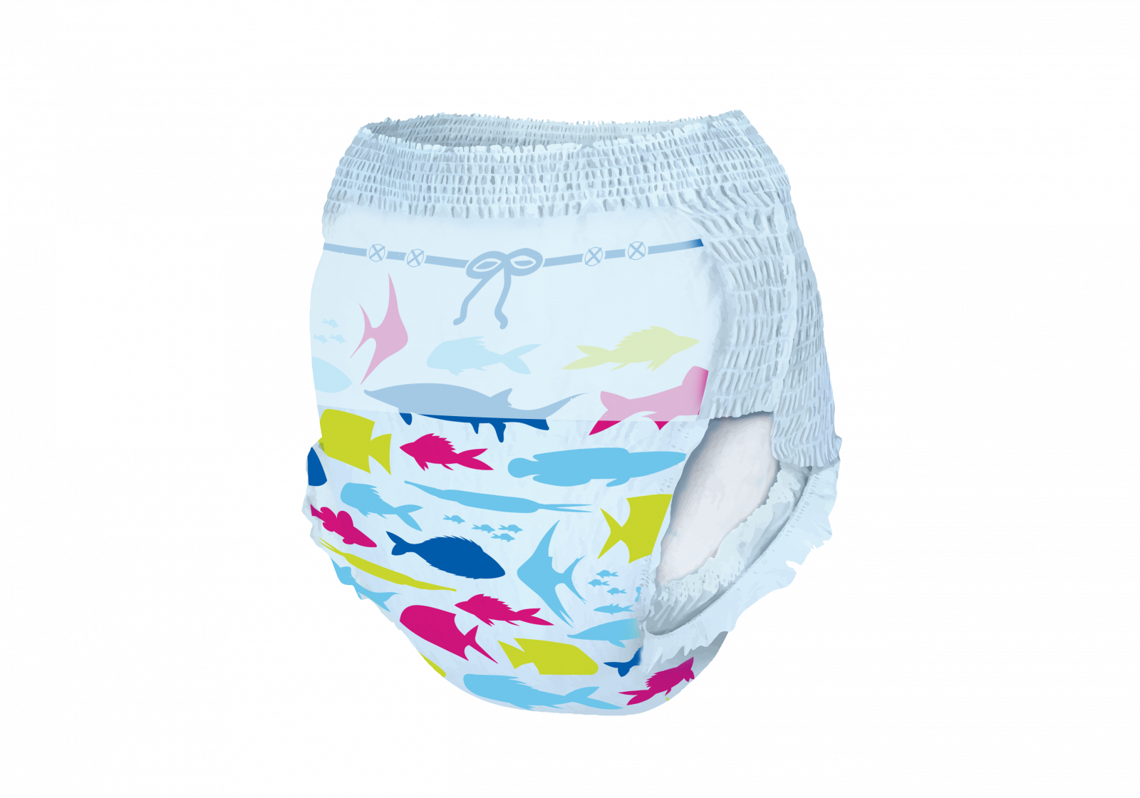 Scutece chilotel pentru apa Magics Pants Air Tubes Marime M, 9-15kg, 11 bucati