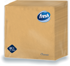 Servetele de masa Fresh Pastel Mix 60buc, 1 str., 33x33