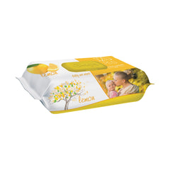 Șervețele umede pentru bebeluși, Sleepy Lemon, 120 bucăți, aromă de lămâie